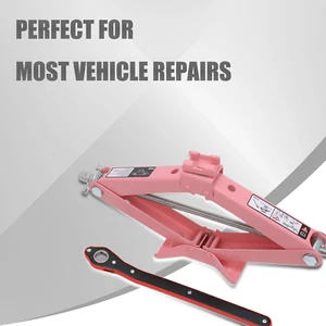 Scissor Jack 2.0 Ton Steel Scissor Lift Car SUV Jack Wheel Lug Wrench Tool Kit - Picture 1 of 5