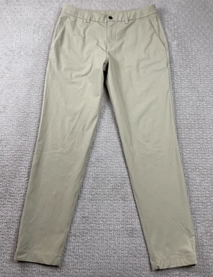 Pantalones Lululemon Para Hombre 32x30 Beige ABC Commission Delgados Elastizados Warpstream M5AO4S Foto 1 de 4