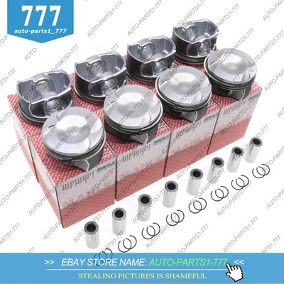 8X Engine Piston Assembly for Mercedes-Benz C63 AMG GT63 E63 GLC63 G63 S63 4.0L Foto 1 de 4