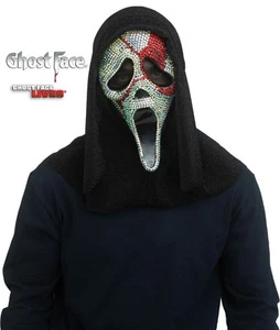 Fun World Scream Ghost Face Bloody Bling Character Costume Mask - Picture 1 of 1