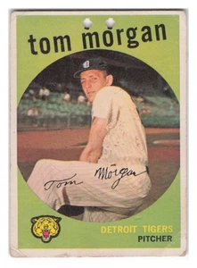 1959 Topps #545 Tom Morgan Detroit Tigers (Löcher, siehe Bilder) - Bild 1 von 2