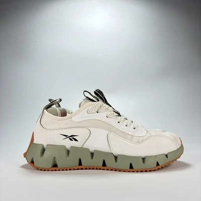 Zapatos para correr Reebok Zig Dynamica blancos verdes claros FFC0096069 para mujer talla 8” Foto 1 de 4