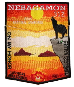 Nebagamon Lodge 312 2005 National Jamboree OA Patch Set - Las Vegas Area Council - Picture 1 of 1