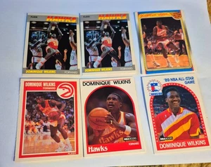Lot of (6) 1980's Dominique Wilkins Basketball Cards - Bild 1 von 1