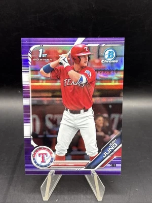 2019 Bowman Chrome Purple Refractor Josh Jung RC Rookie /250 1st - Image 1 of 2