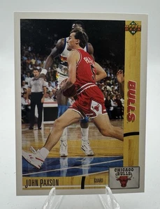 1991-92 Upper Deck #117 John Paxson Chicago Bulls - Imagen 1 de 2