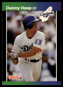 1989 Donruss #368b Danny Heep "LEAF, INC." & "*Denotes * - Picture 1 of 2
