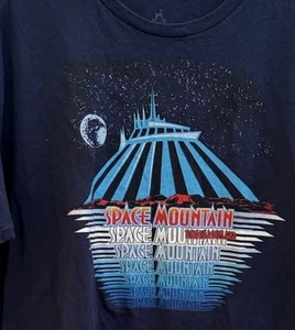 Camiseta Space Mountain Tomorrowland Disneyland Walt Disney World Azul Talla 2XL - Imagen 1 de 4
