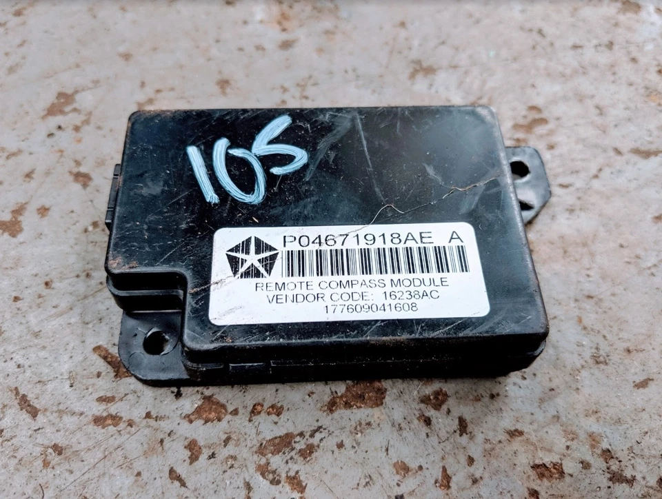 JEEP COMMANDER CRD 2007 COMPASS ECU CONTROL UNIT P04671918AE - Image 1 of 1