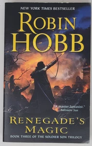 ROBIN HOBB SIGNED PAPERBACK 1ST - Soldier Son Trilogy: Renegade's Magic, Book #3 - Picture 1 of 5