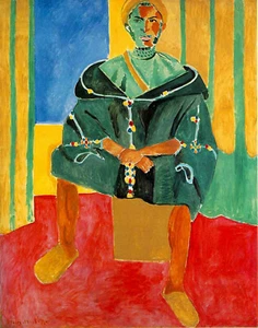 Henri Matisse - Seated Riffian (1913) Signed - 17" x 22" Fine Art Print - Picture 1 of 1