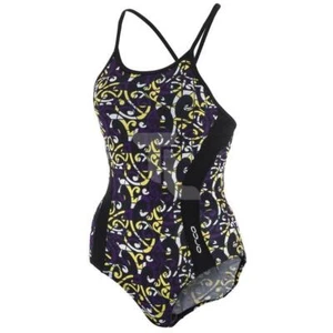 Orca Enduro Schwimmanzug Badeanzug DVS5 NEU schwarz lila - Bild 1 von 2