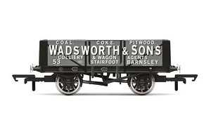 Vagón de 5 tablones Hornby R60024 "Wadsworth & Sons" Nº53 - Imagen 1 de 1