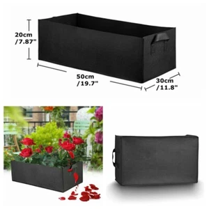 5X Garden Flower Vegetable Tomato Potato Planter Fabric Felt Plant Grow Bag Pot - Picture 1 of 13