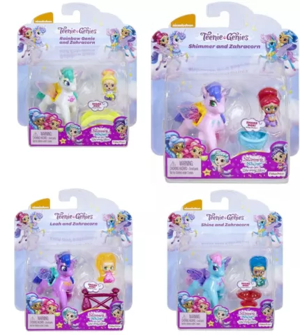 FISHER PRICE SHIMMER AND SHINE TEENIE&GENIES ZAHRAMAY SKIES DOLLS FIGURES SET Cover
