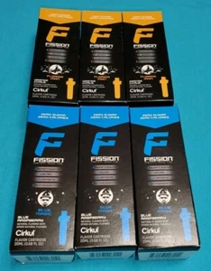 6 Cartuchos Sabor CIRKUL NUEVOS 3 Naranja Fisión y 3 Azul Fisión *ENVÍO GRATUITO* - Imagen 1 de 20