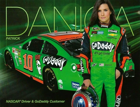 2014 DANICA PATRICK #10 SPRINT CUP SERIES STEWART HAAS RACING POSTCARD HEROCARD Cover