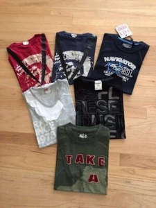 Lot of 6 s/s shirts, size 12 Diesel, Wes & Willy, Salt & Pepper (NWT) - Picture 1 of 1