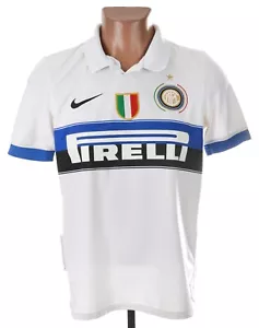 CAMISETA DE FUTBOL VISITANTE INTER MILAN ITALIA 2009/2010 NIKE TALLA S ADULTO - Imagen 1 de 11