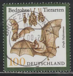 Germany 1999 SC# 2059 - Endangered Species - bats - Used Lot # 356 - Picture 1 of 2