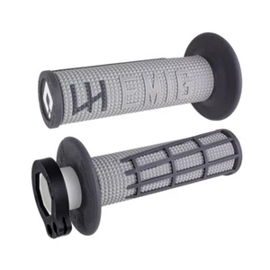 ODI MX V2 EMIG 2.0 LOCK ON GRIPS Graphite Grey 2T/4T Motocross MX Enduro H36E2GH - Picture 1 of 2