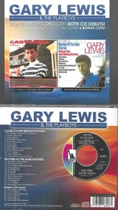 GARY LEWIS-CLOSE COVER BEFORE PLAYING/RHYTHM OF THE RAIN-2 LPS/1 CD + 6 BONUS - Picture 1 of 1