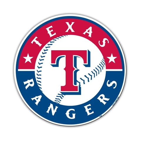 TEXAS RANGERS LOGO LICENSED 12" BASEBALL MAGNET FREE SHIP *CLOSEOUT* Cover