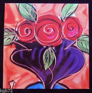 Leanin Tree Valentine Card Valentine's Day Flowers Floral Romance Love V66 - Picture 1 of 2