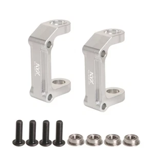 KYX Aluminum Front Steering C Hubs Upgrades Parts for RC Truck 1/10 Tamiya DT04 - Picture 1 of 8