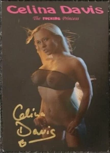 Signierte Autogrammkarte Celina Davis 10 x 15 cm - Bild 1 von 1