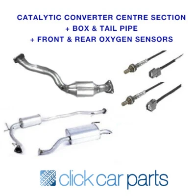 HONDA JAZZ FULL EXHAUST SYSTEM inc. sensors/ fitting kit to replace stolen item! - Image 1 of 4