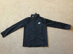 Nike Futura Poly Track Top Black In Youths Size M BRAND NEW - Picture 1 of 5