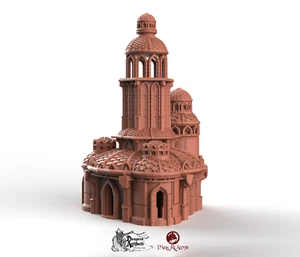 Atlantean Tower 2 - Atlantis - Dark Realms Terrain Wargaming D&D DnD - Picture 1 of 6