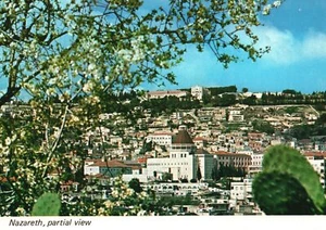 Teilansicht Nazareth Israel Untergaliläa Heiliges Land Postkarte - Bild 1 von 2