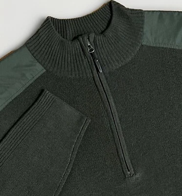 Marmot Wool Blend 1/4 Zip Pullover Knit Lightweight Sweater Mock Neck Men’s LG - Image 1 of 4