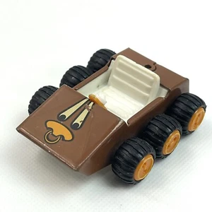 Vintage Buddy L Tin Bull Car Six wheels Brown Pressed Steel Made In Japan - Picture 1 of 14