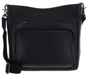 MANDARINA DUCK Mellow Leather Crossover Bag Umhängetasche Tasche Nero Neu - Bild 1 von 4