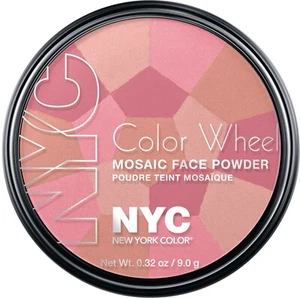 New York Color Wheel Mosaic Face Powder Pink Cheek Glow 0.32 Ounce - Picture 1 of 3