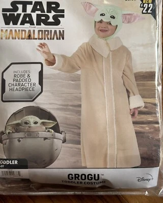 Nuevo Disfraz Jazwares Star Wars The Mandalorian GROGU Niño Pequeño Talla 2T-3T Foto 1 de 3