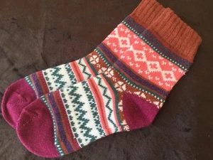DAMEN HOCHWERTIGE SCHÖNE KASCHMIR MERINOWOLLE LUXUS BOHO GESCHENK SOCKEN - Bild 1 von 13