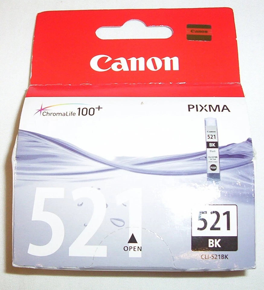 Canon genuine 521 black cartridge for iP4700,iP3600,MP990,MX870 - qty avail - Image 1 of 1