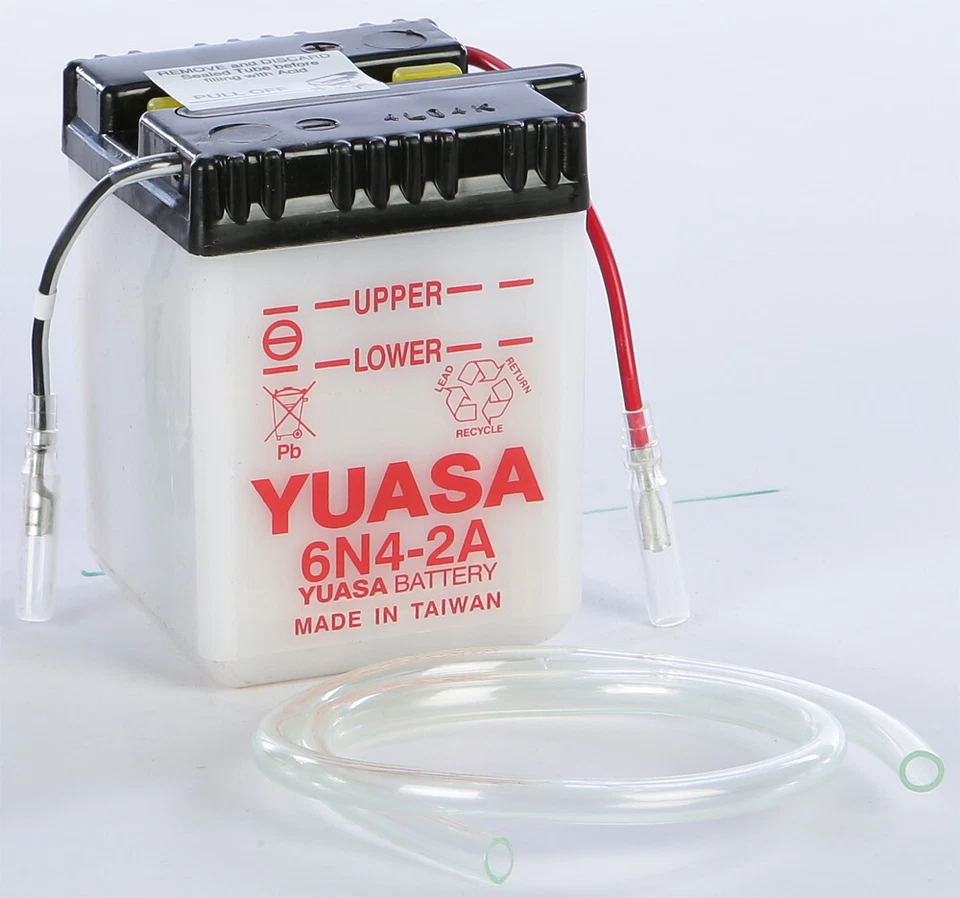 Yuasa Conventional 6V Battery 6N4-2A YUAM2640B Foto 1 de 1