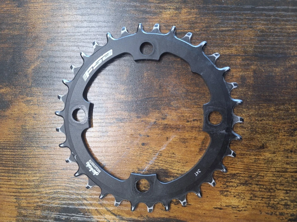 FSA megatooth chainring black 34t used good condition - Image 1 of 1