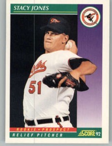 1992 Score #832 Stacy Jones NM-MT RC Rookie Orioles 
