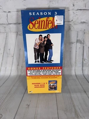 Seinfeld Season 3 (DVD, 2004, 4-Disc Set) Jerry Larry George Elaine Kramer NIP - Image 1 of 3
