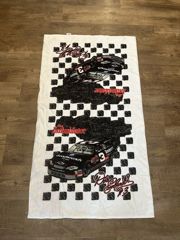 Dale Earnhardt #3 The Intimidator Goodwrench Service Plus Beach Towel VINTAGE Cover