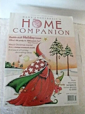 Mary Engelbreit's HOME COMPANION Magazine Dec 1999/Jan 2000 + Paper Dolls - Image 1 of 4