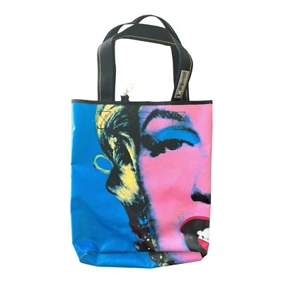 Bolso de Mano Vintage Loop NYC Andy Warhol Marilyn Monroe Lona Recubierta 2008 Foto 1 de 4