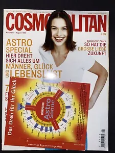 Christiane Paul Brendan Fraser COSMOPOLITAN German August 1999 like new cond - Picture 1 of 2