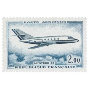 Briefmarke Luftpost PA42 Neu** - Mystery Flugzeug 20 - 1965 - Bild 1 von 1